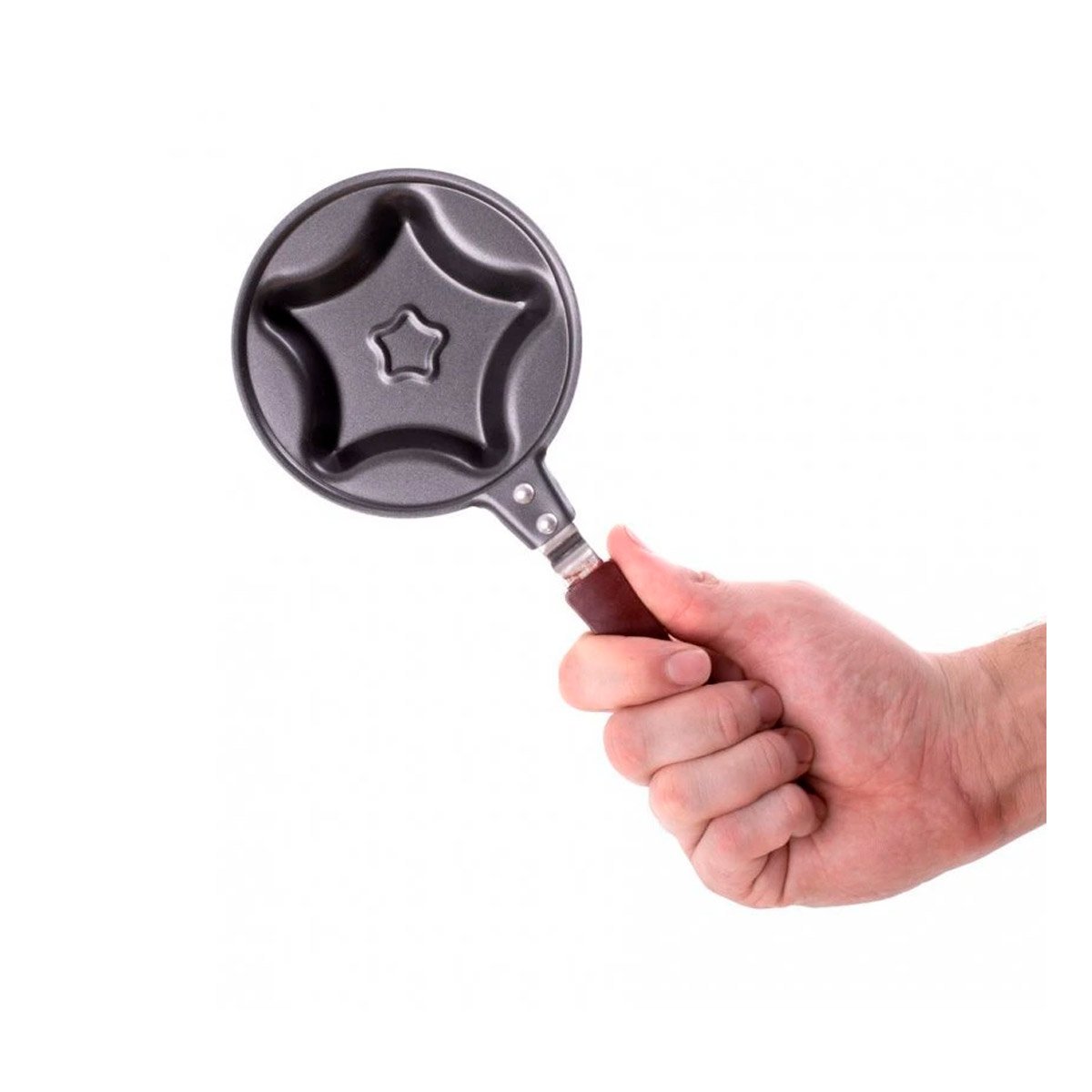 SARTEN CABEZA DE ESTRELLA PLOMO DURADERO Y RESISTENTE COCINAR COMIDAS YLIGAS REGALO - 5