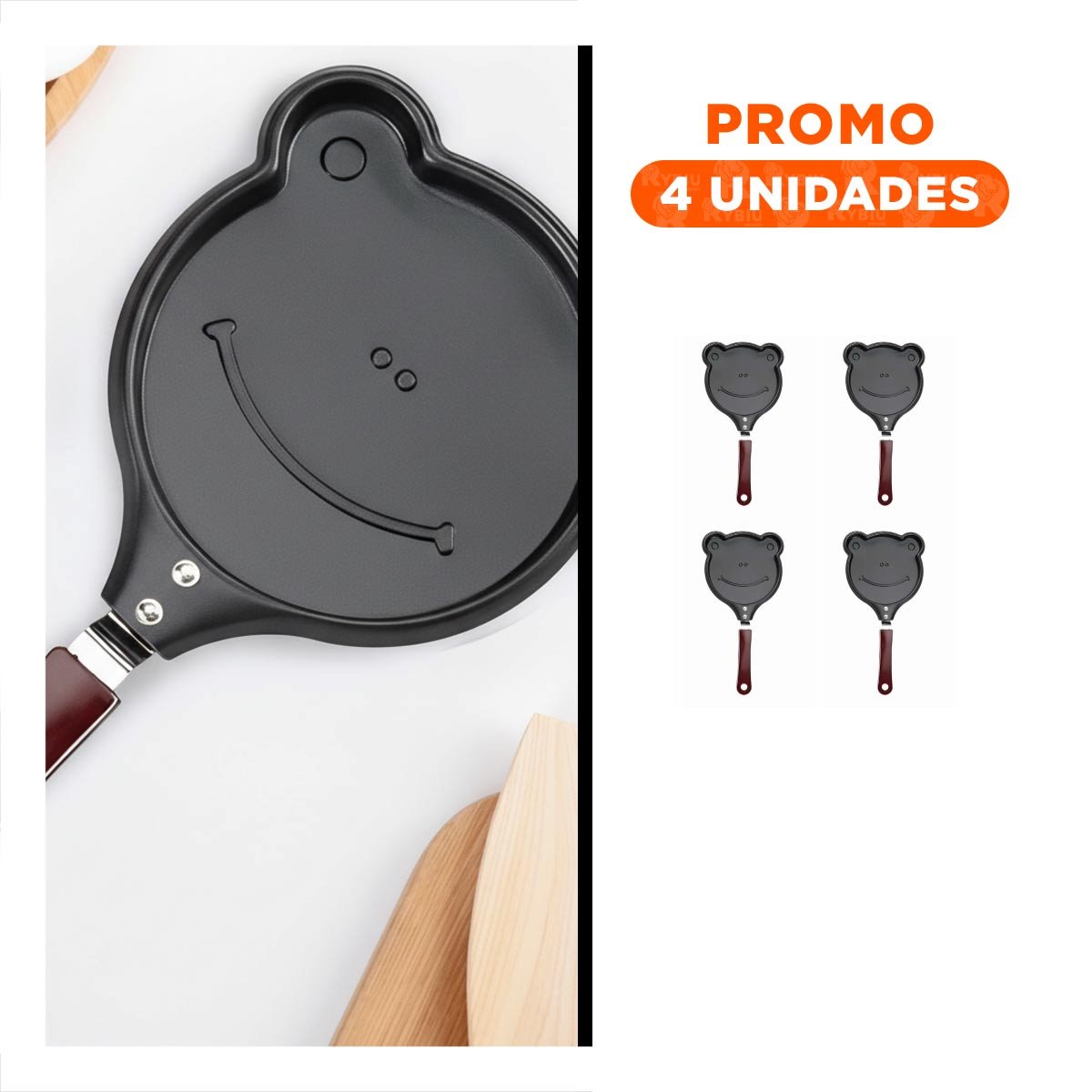 PACK4 OLLA CABEZA DE RANA PLOMO DURADERA Y RESISTENTE COCINAR INGREDIENTES - 1