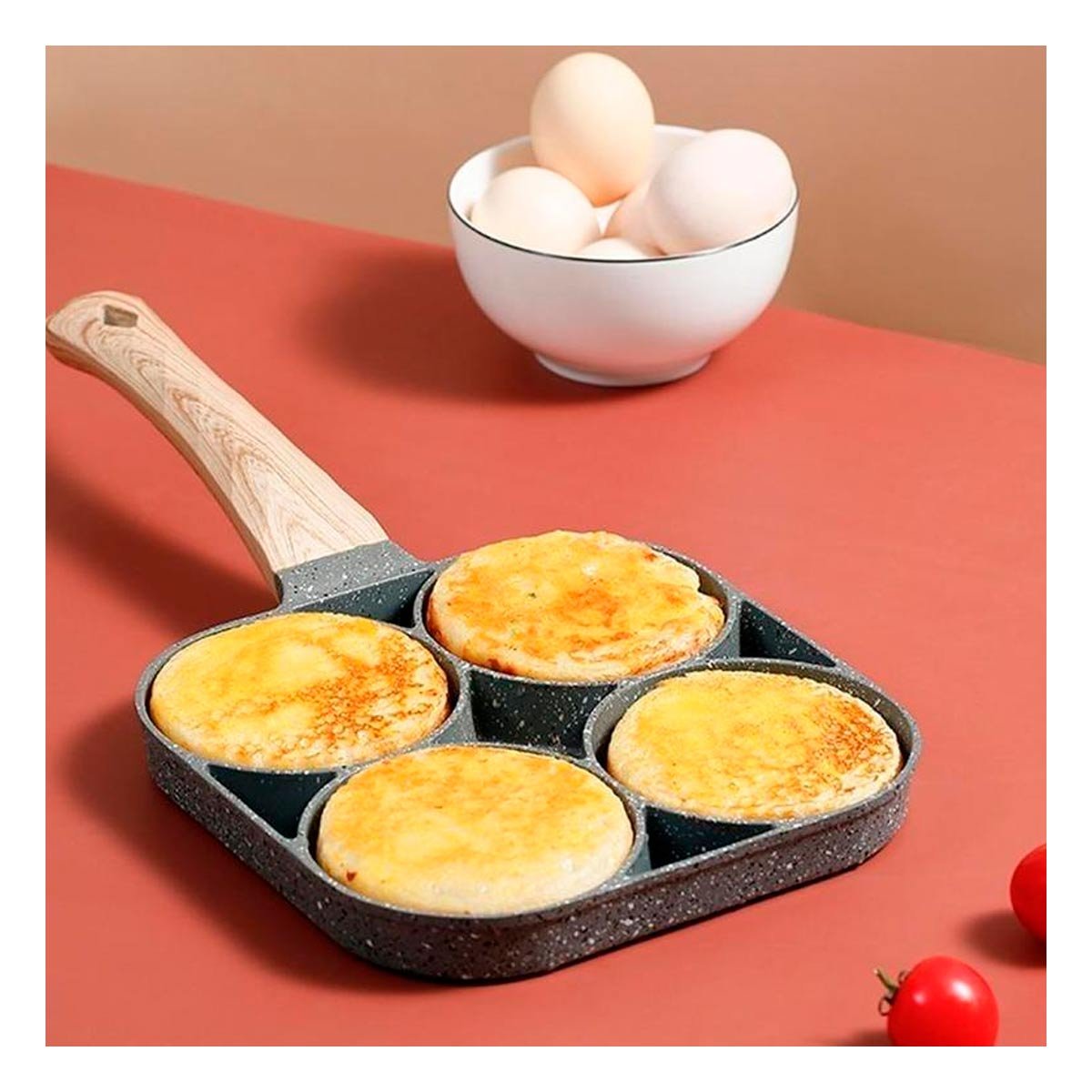 PACK2 OLLA ANTIADHERENTE DE 4 DIVISIONES EN PLOMO PARA HUEVOS - 5