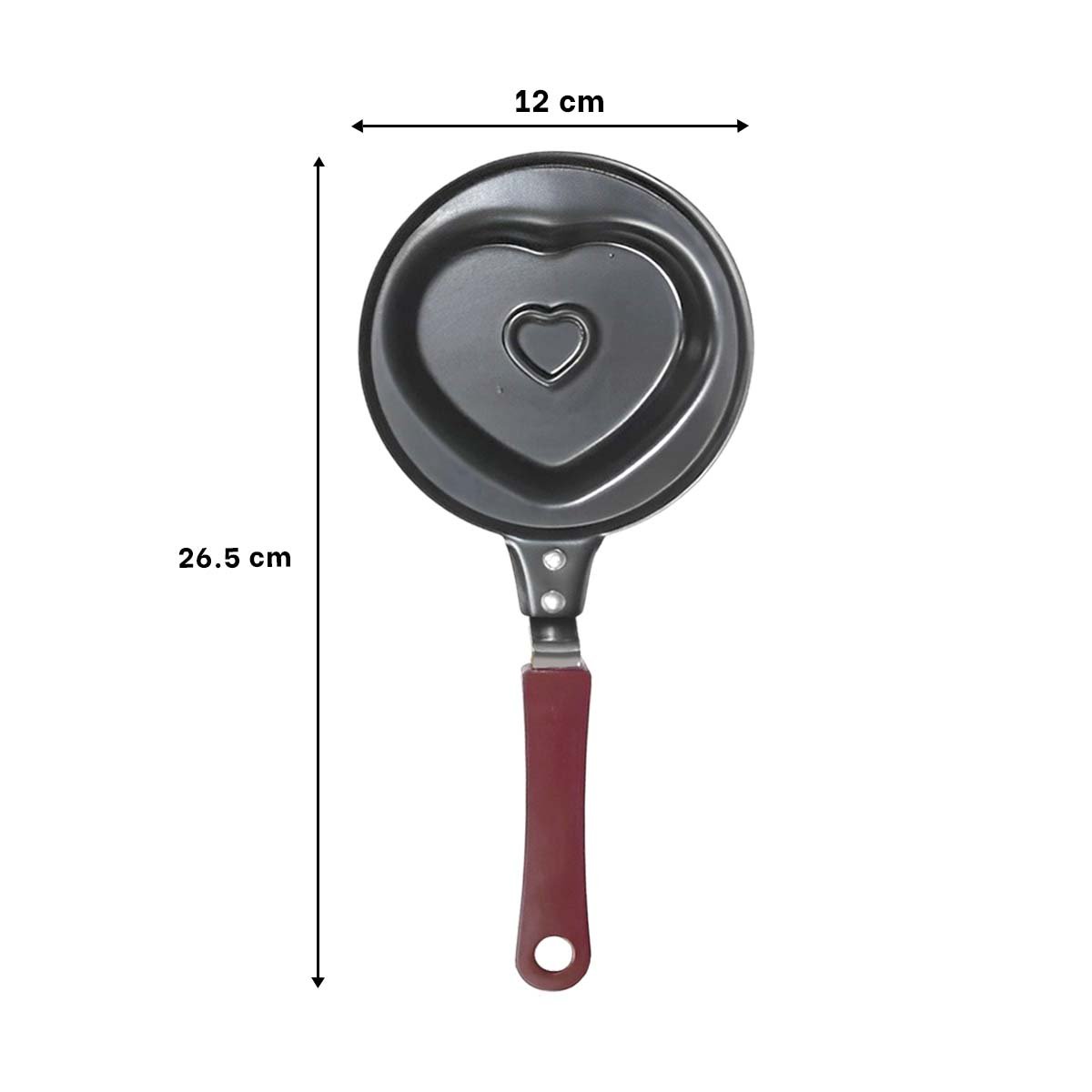 PACK4 OLLA CABEZA DE CORAZON PLOMO FUNCIONAL Y COMODA COCINAR COMIDAS YPAPEL REGALO - 4
