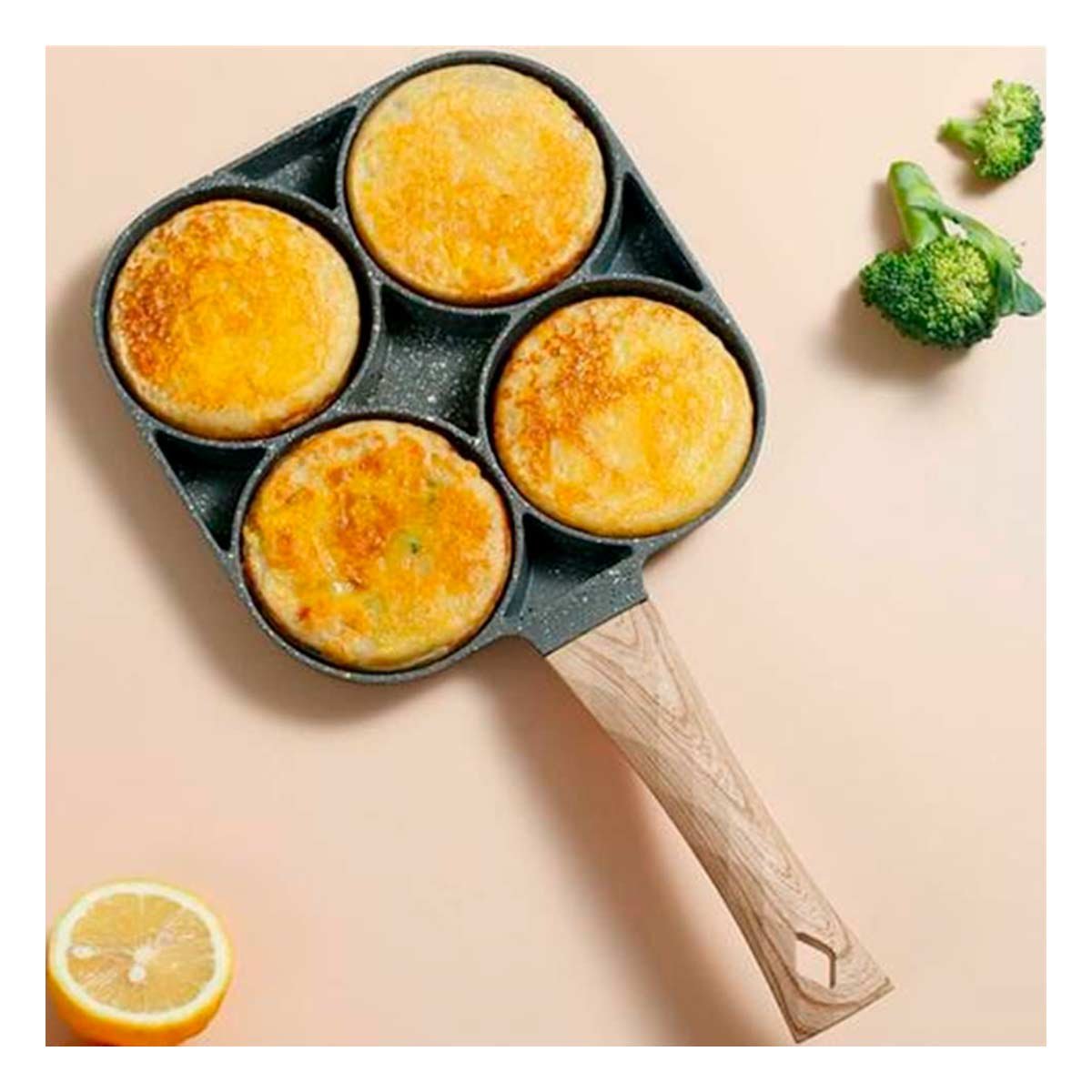 PACK4 OLLA ANTIADHERENTE DE 4 DIVISIONES EN PLOMO PARA DESAYUNOS - 2