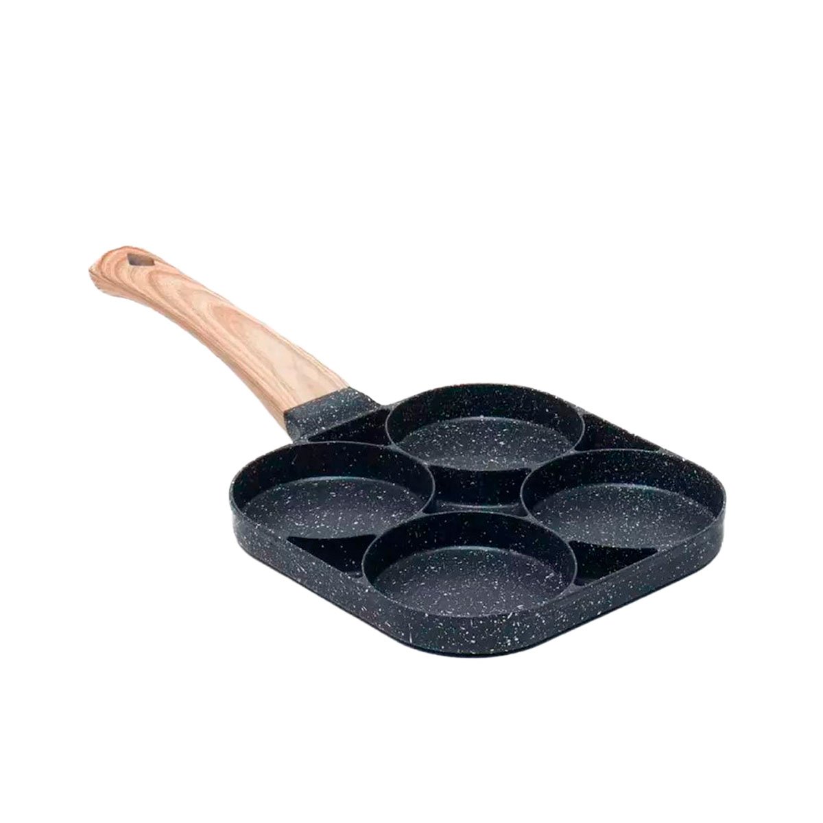 PACK4 OLLA ANTIADHERENTE DE 4 DIVISIONES EN PLOMO CON MANGO YPAPEL REGALO - 3