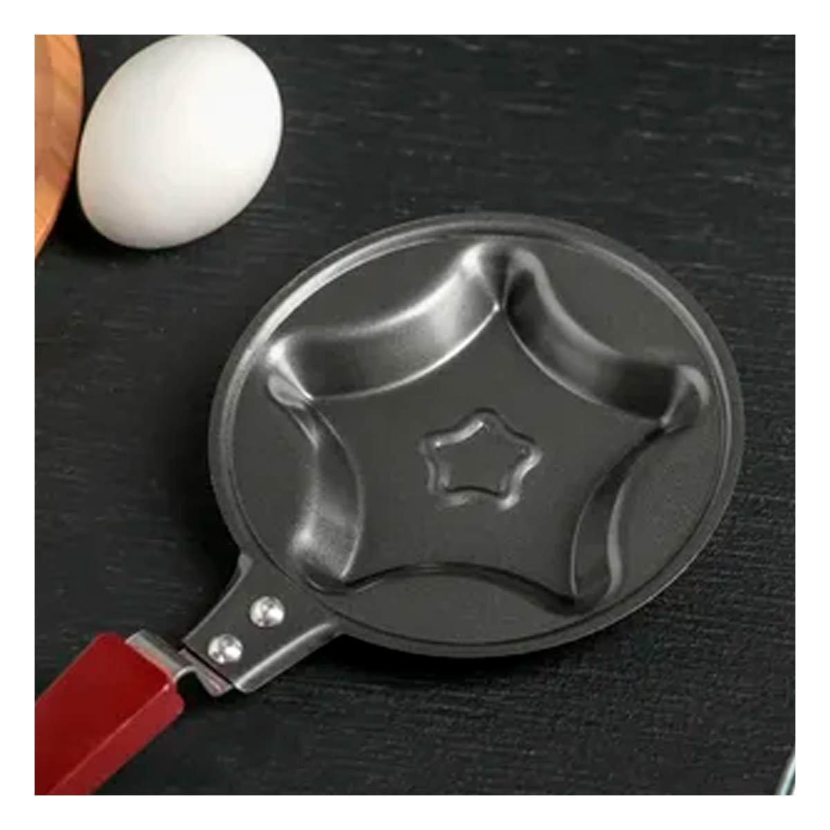 SARTEN CABEZA DE ESTRELLA PLOMO COMODO Y FACIL DE USAR COCINAR INGREDIENTES YREGALO STICKER - 3