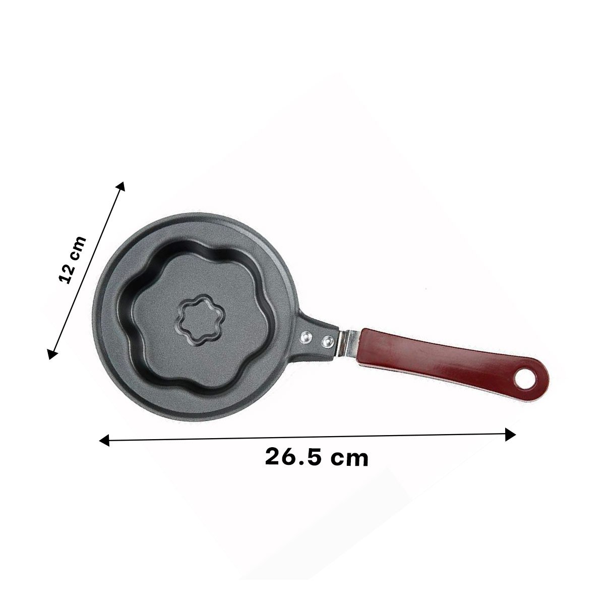 PACK6 CAZUELA CABEZA DE FLOR PLOMO PRACTICA Y FUNCIONAL COCINAR SNACKS - 4