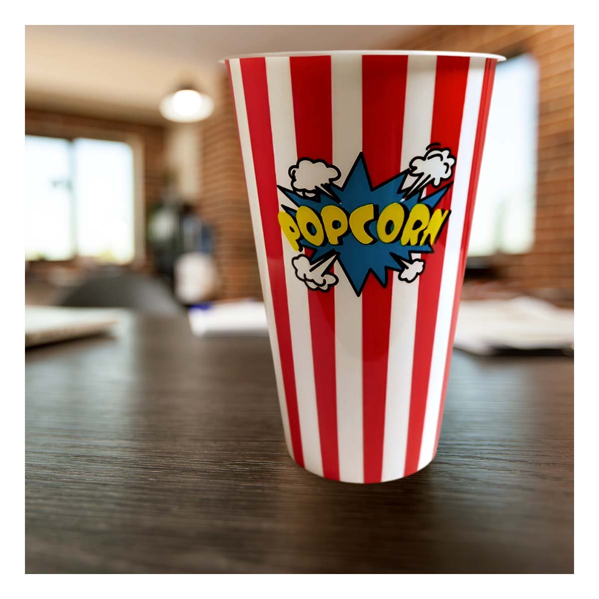 PACK2 RECIPIENTE POPCORN 11,3X17X6,9CM ROJO PARA CINE Y EVENTOS EN CASA YPAPEL REGALO - 2