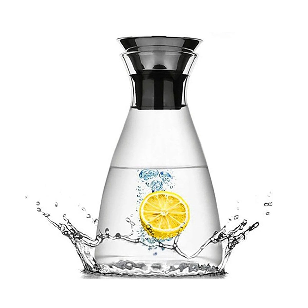 JARRA PARA AGUA Y REFRESCOS DIARIOS TRANSPARENTE 1600 ML Y+REGALO STICKER - 1