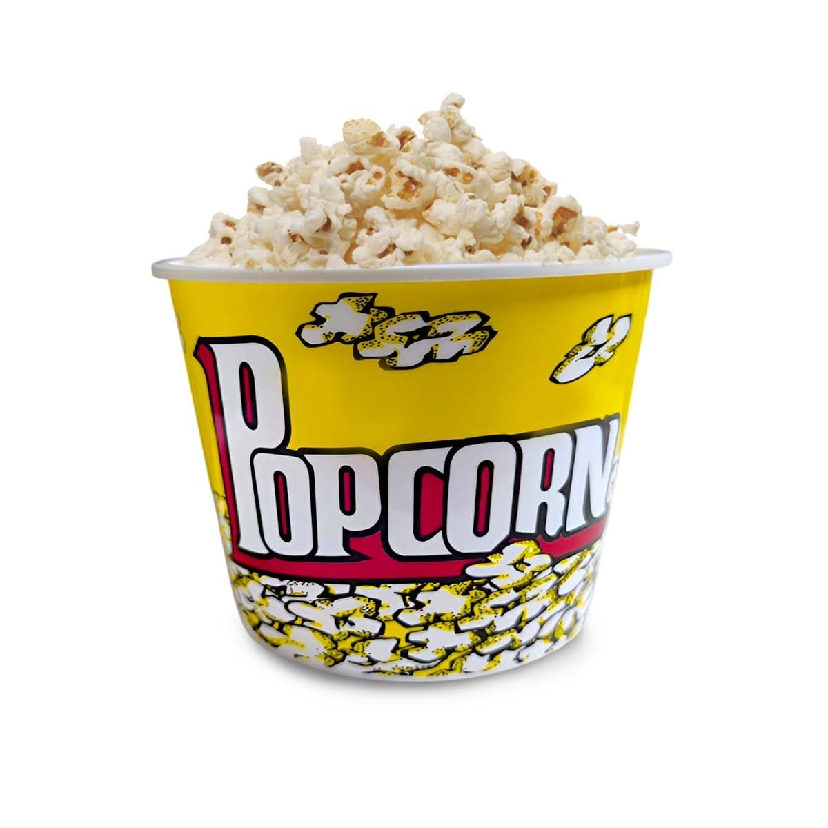 PACK4 RECIPIENTE POPCORN 16X11,6X12CM AMARILLO PARA SERVIR DULCES YPAPEL REGALO - 3