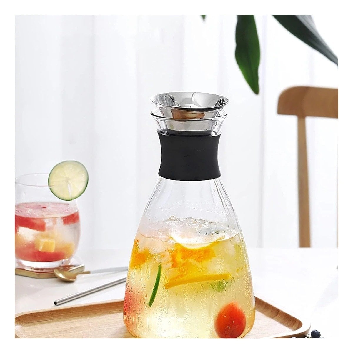 PACK4 BOTELLA PARA ACOMPAÑAR REFRESCOS Y JUGOS NATURALES TRANSPARENTE 1600 ML Y+PAPEL REGALO - 2