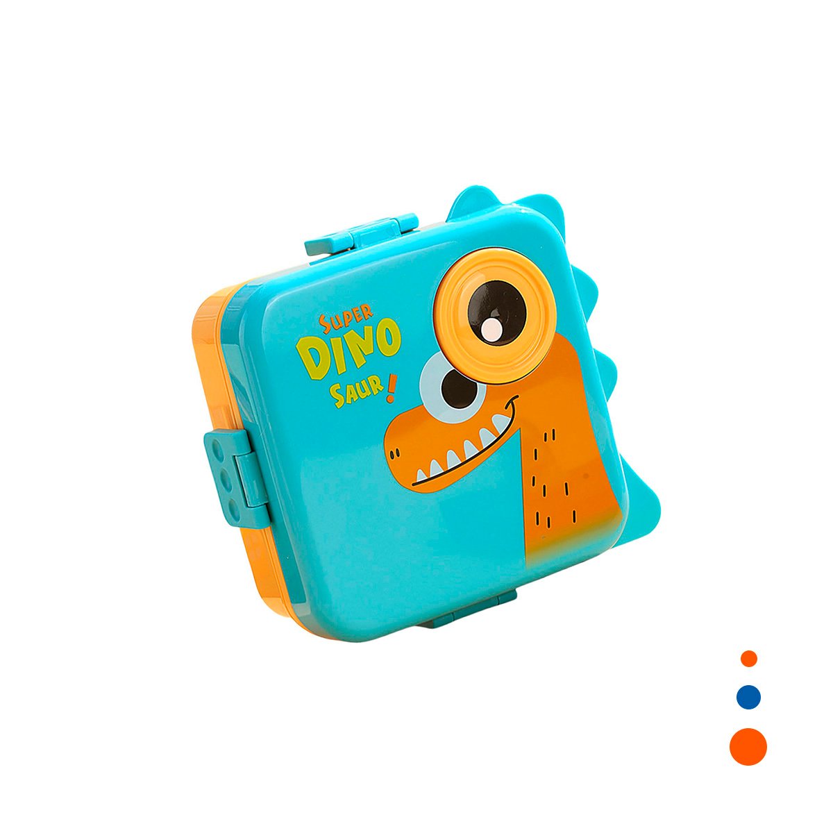 PACK6 CONSERVADOR SEGURO PARA COMIDA Y ALMACENAJE 1600ML CELESTE Y AMARILLO Y+REGALO STICKER - 2