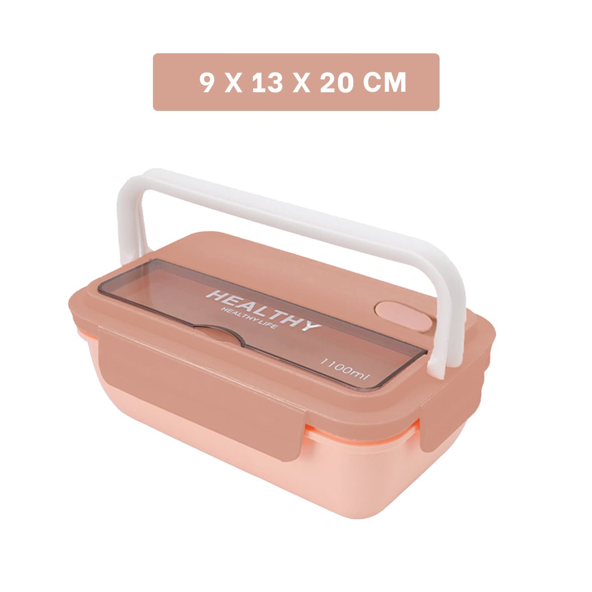 PACK4 CONTENEDOR APILABLE PARA OPTIMIZAR ESPACIO 1100ML Y CUBIERTOS MELON - 4