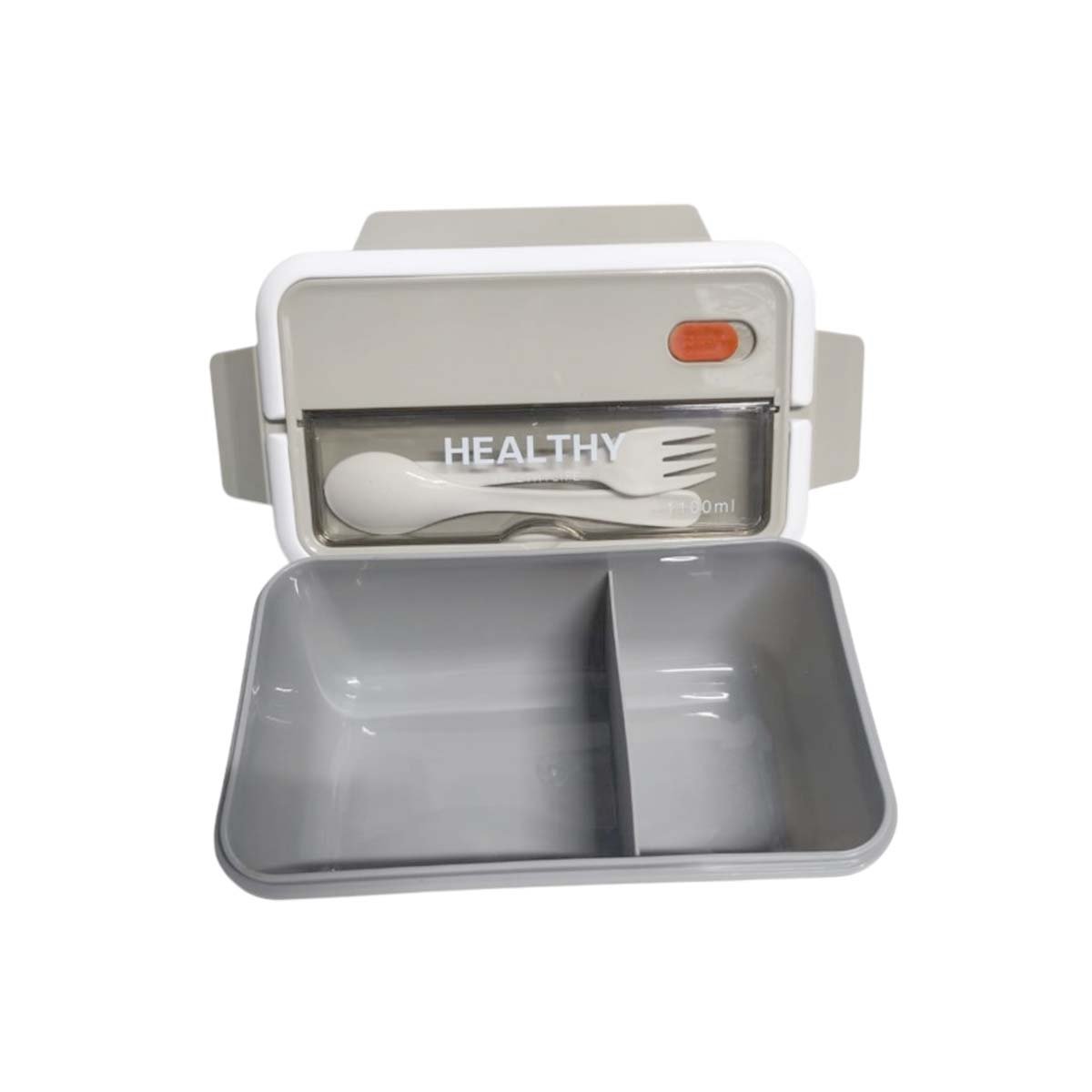 TAPER VERSATIL PARA COCINA Y HOGAR 1100ML Y CUBIERTOS PLOMO Y+LIGAS REGALO - 5
