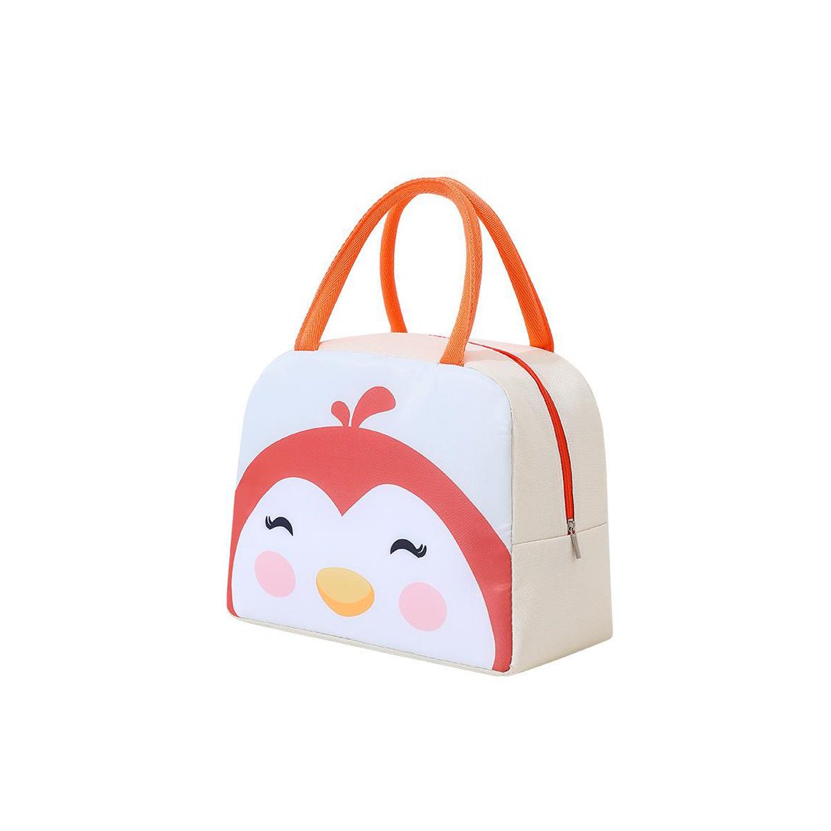 PACK4 FIAMBRERA TERMICA ORGANIZA COMIDAS Y SNACKS PINGUINO BEIGE Y+PAPEL REGALO - 3