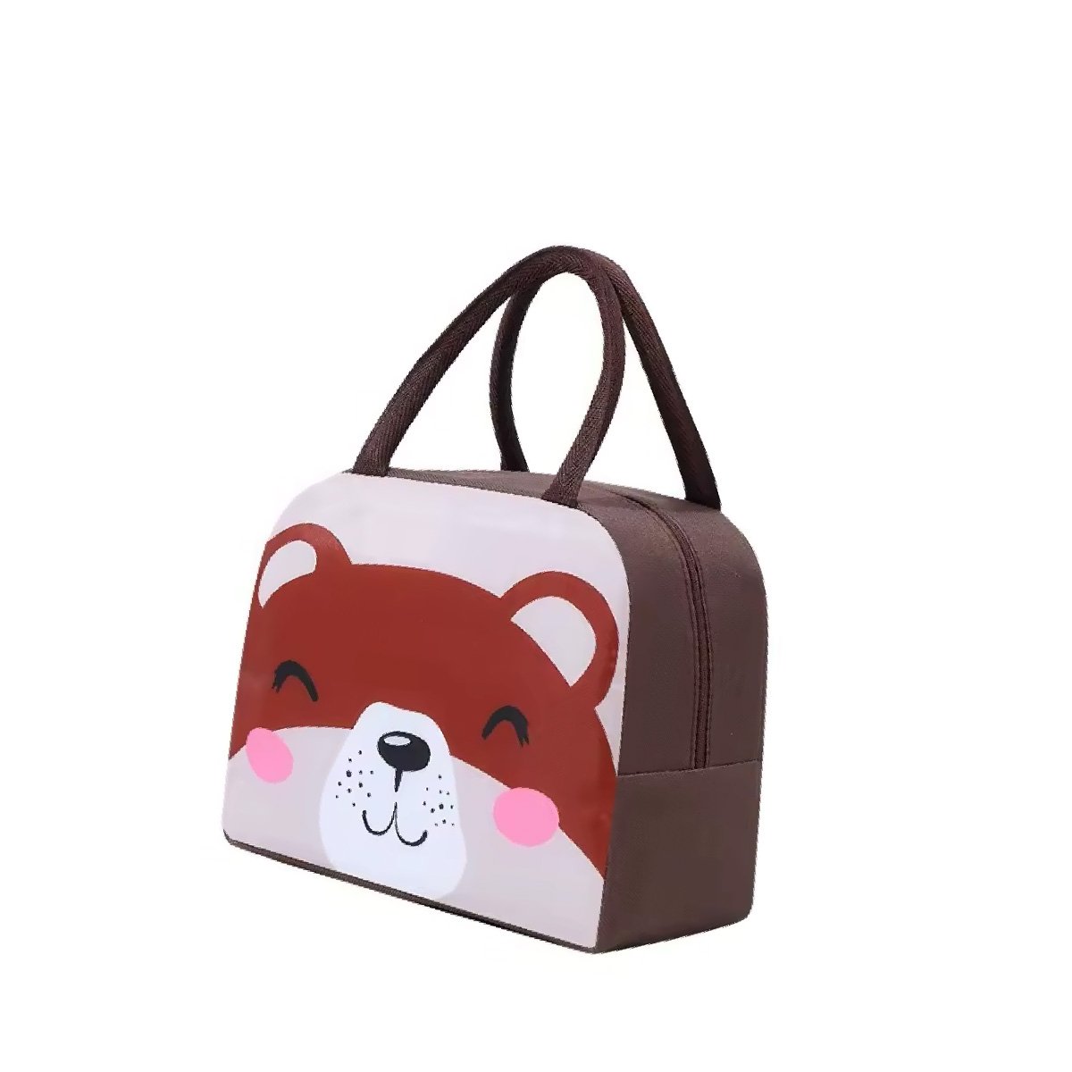 PACK6 LUNCH BOX TERMICA PARA TRANSPORTE DE SNACKS Y BEBIDAS OSO MARRON Y+REGALO STICKER - 2