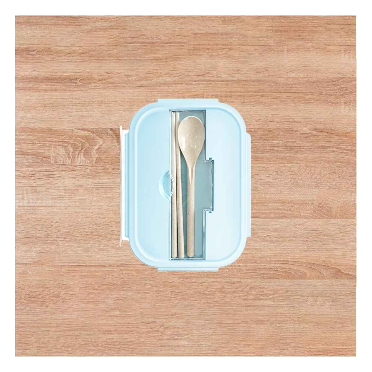 PACK4 CONTENEDOR DE VIDRIO PARA TRANSPORTE SEGURO DE ALIMENTOS CELESTE Y+PAPEL REGALO - 2
