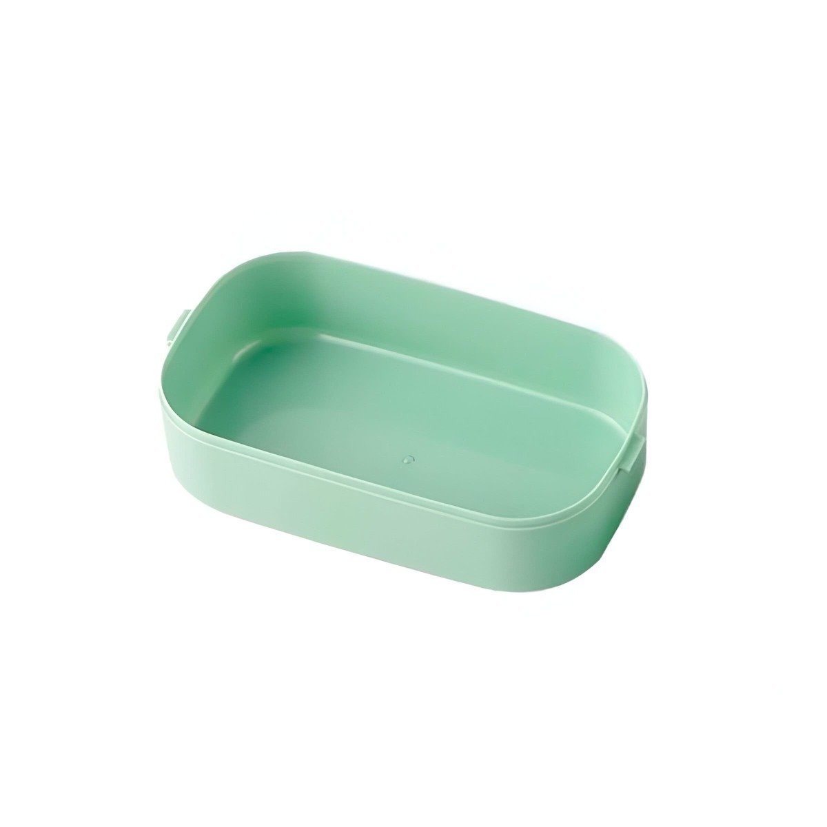 LONCHERA 2 PISOS CON COMPARTIMIENTOS Y CUBIERTOS VERDE LLEVAR COMIDA OFICINA Y+LIGAS REGALO - 5