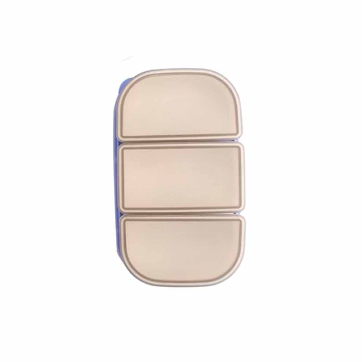 PACK6 ENVASE PRÁCTICO CON CUBIERTOS 2 PISOS LILA Y BLANCO PARA TRANSPORTE Y+REGALO STICKER - 2