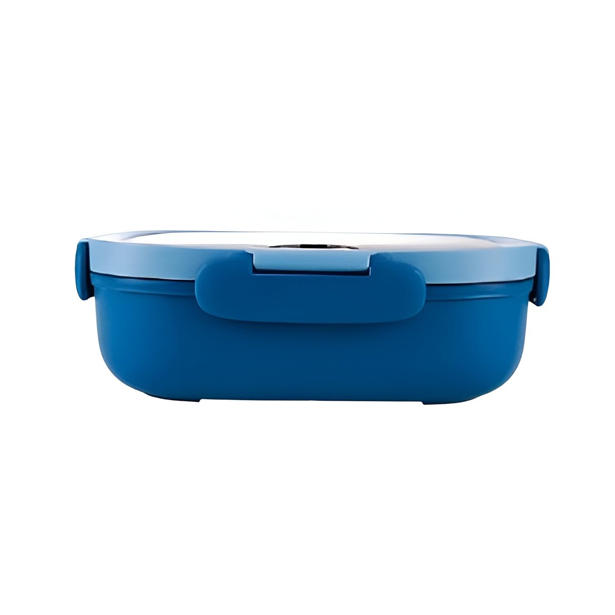 PACK12 CONTENEDOR 850ML CON CUBIERTOS AZUL PARA TRANSPORTAR ALMUERZOS DIARIOS Y+REGALO STICKER - 2