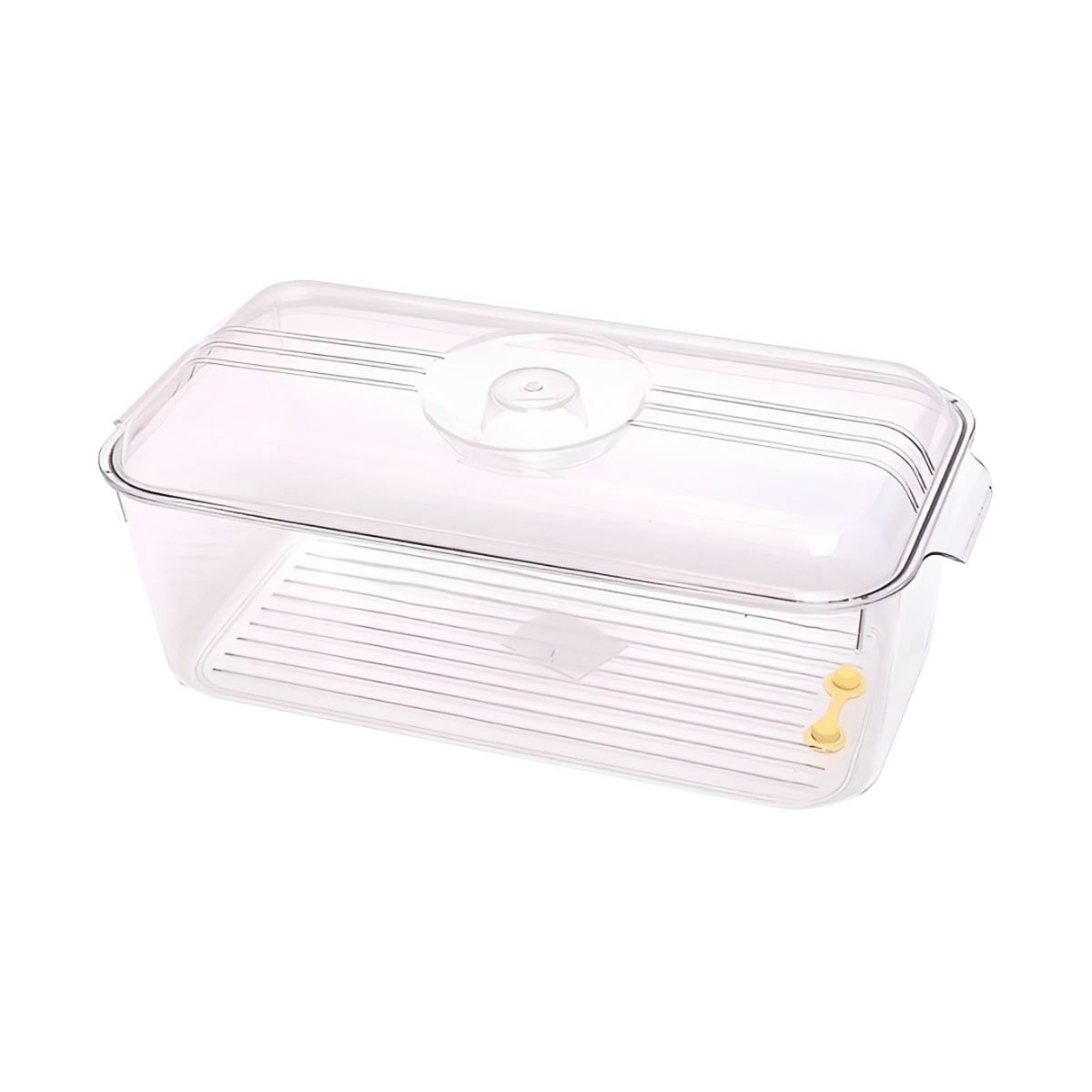 BANDEJA MULTIUSO DE ACRILICO PARA REFRIGERADOR Y REPISAS 30X20X15CM TRANSPARENTE Y+LIGAS REGALO - 5