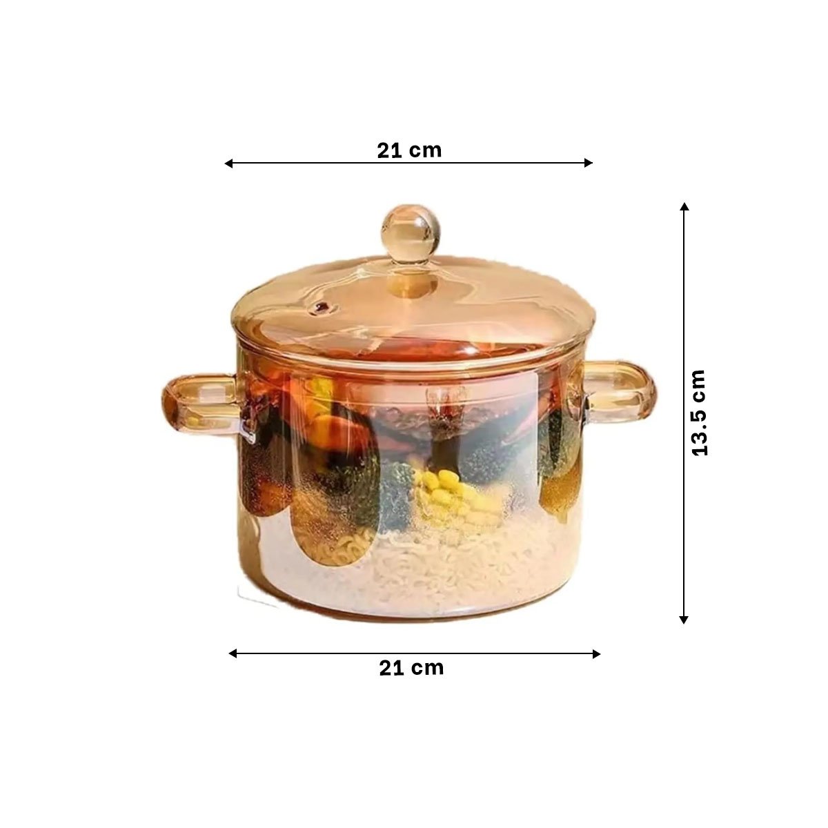 PACK6 RECIPIENTE 1,5L EN MARRON TRANSPARENTE CON TAPA RESISTENTE YREGALO STICKER - 4