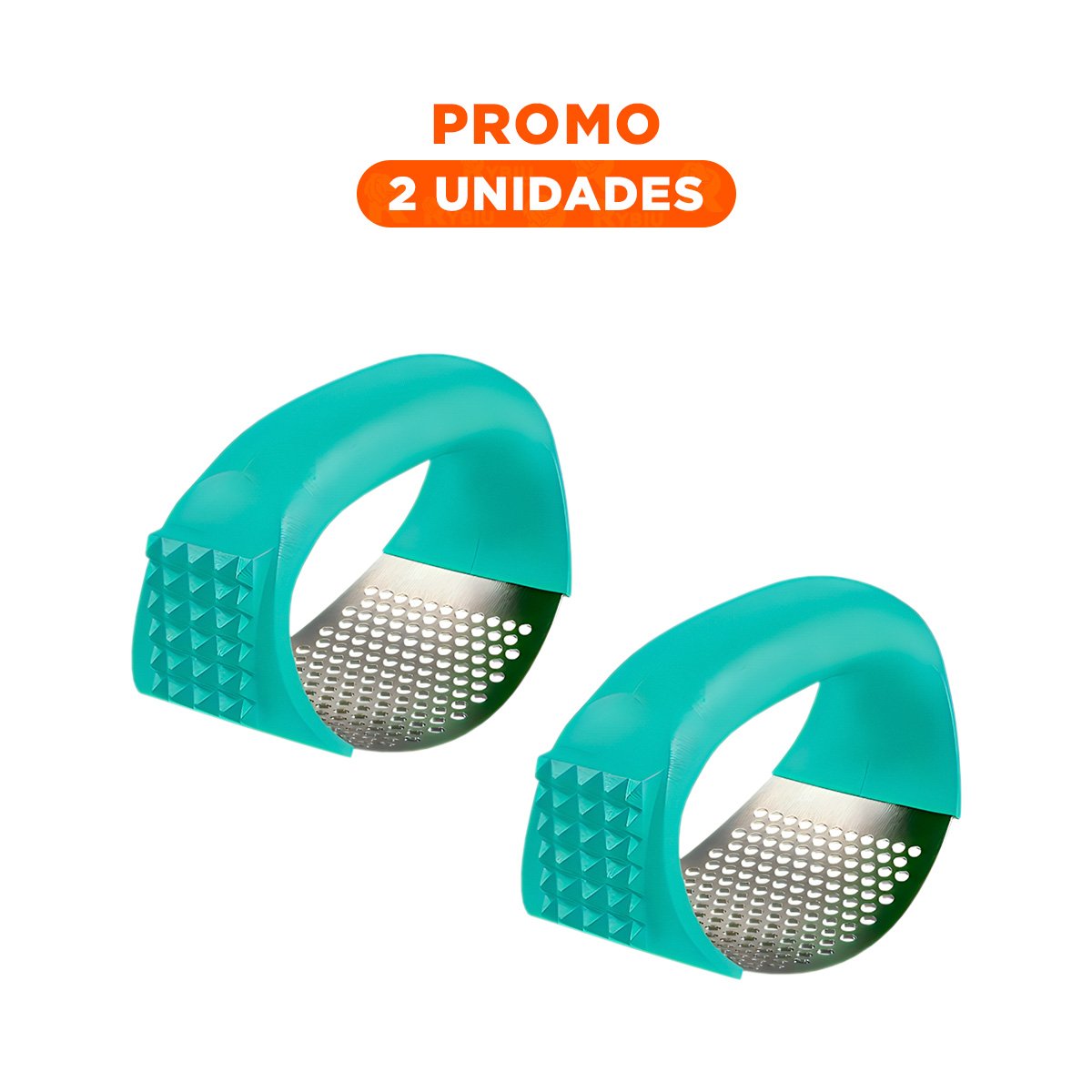 PACK2 PICADOR VERDE AGUA Y PLATEADO CON MANGO DE PLASTICO PARA USO CONTINUO YREGALO STICKER - 1