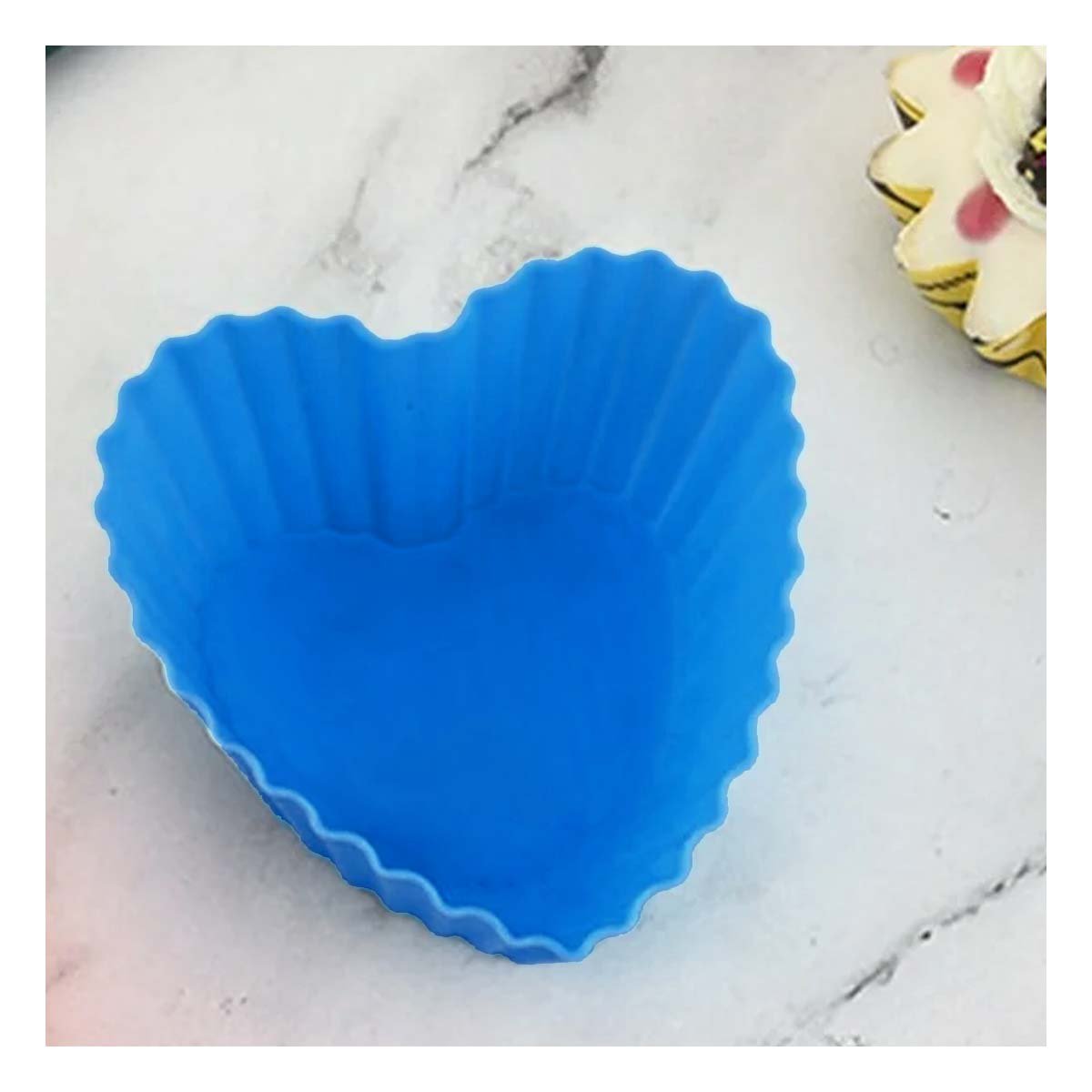 PACK2 FORMA PARA REPOSTERIA CORAZON 7X32CM AZUL DECORACION Y HOGAR - 3