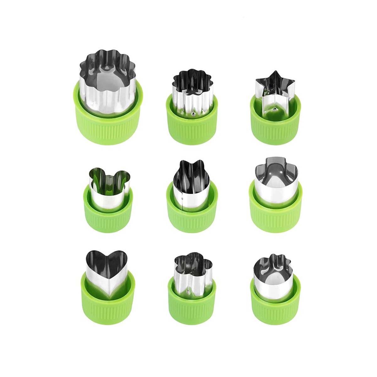 PACK4 LAMINADORES DE FRUTAS Y VERDURAS 9PZS VERDE PARA COCINA HOGAR PRACTICO YPAPEL REGALO - 3