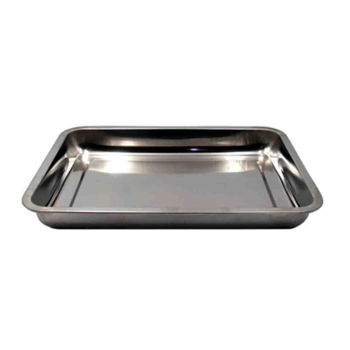 PACK12 BANDEJA DE METAL RECTANGULAR PLATEADA PARA SERVIR COMIDAS Y POSTRES YREGALO STICKER - 2