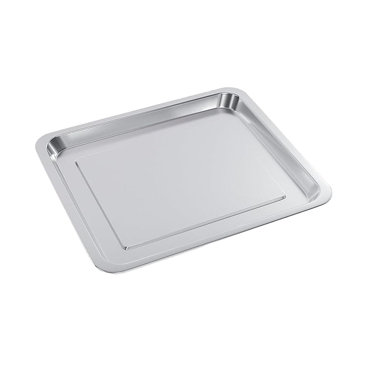 BASE RECTANGULAR DE ACERO PARA COCINA HOGAR Y SERVICIO PLATEADO 60X40X2CM YREGALO STICKER - 1