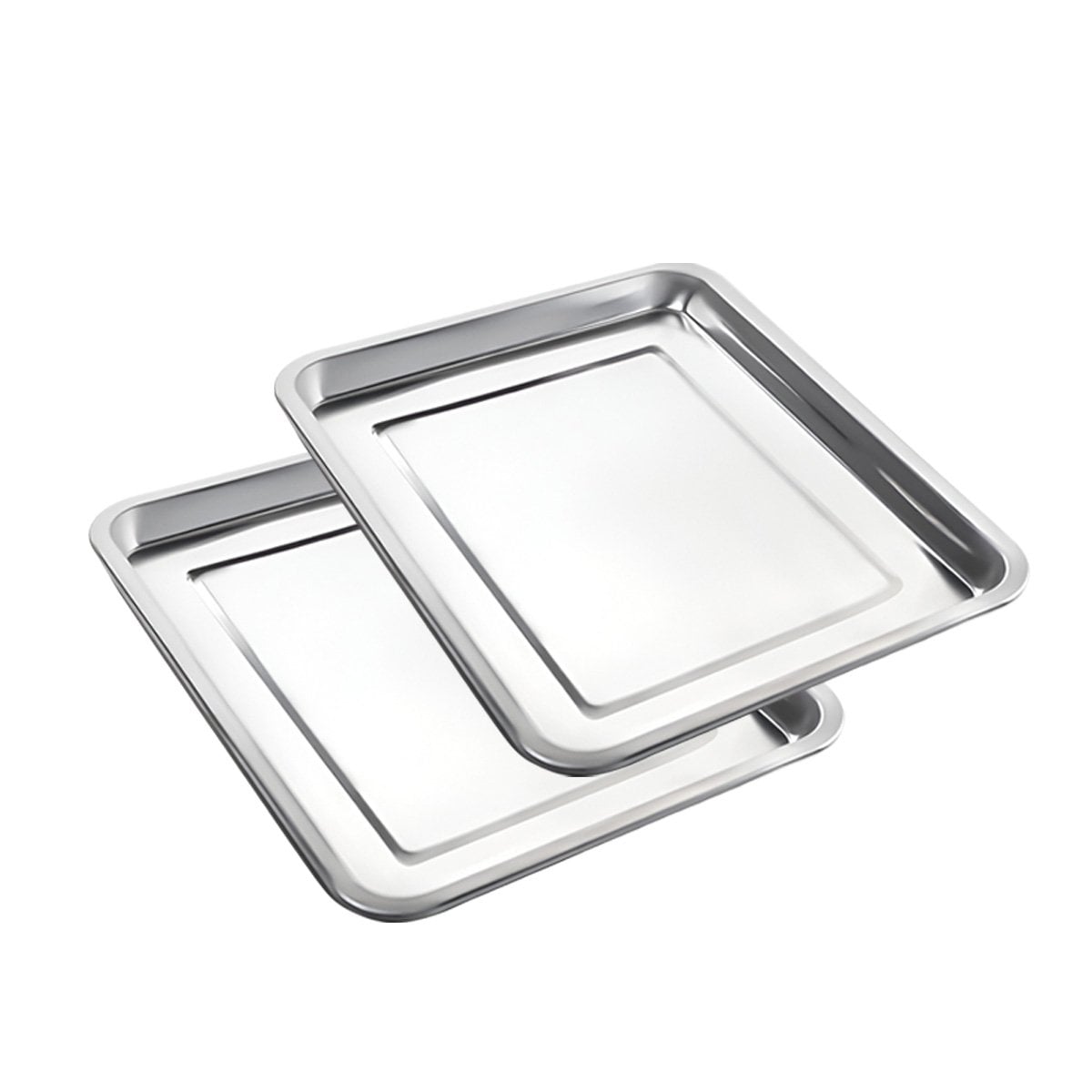 PACK4 TABLERO RECTANGULAR DE ACERO PLATEADO PARA COCINA Y ACTIVIDADES DEL HOGAR YPAPEL REGALO - 3