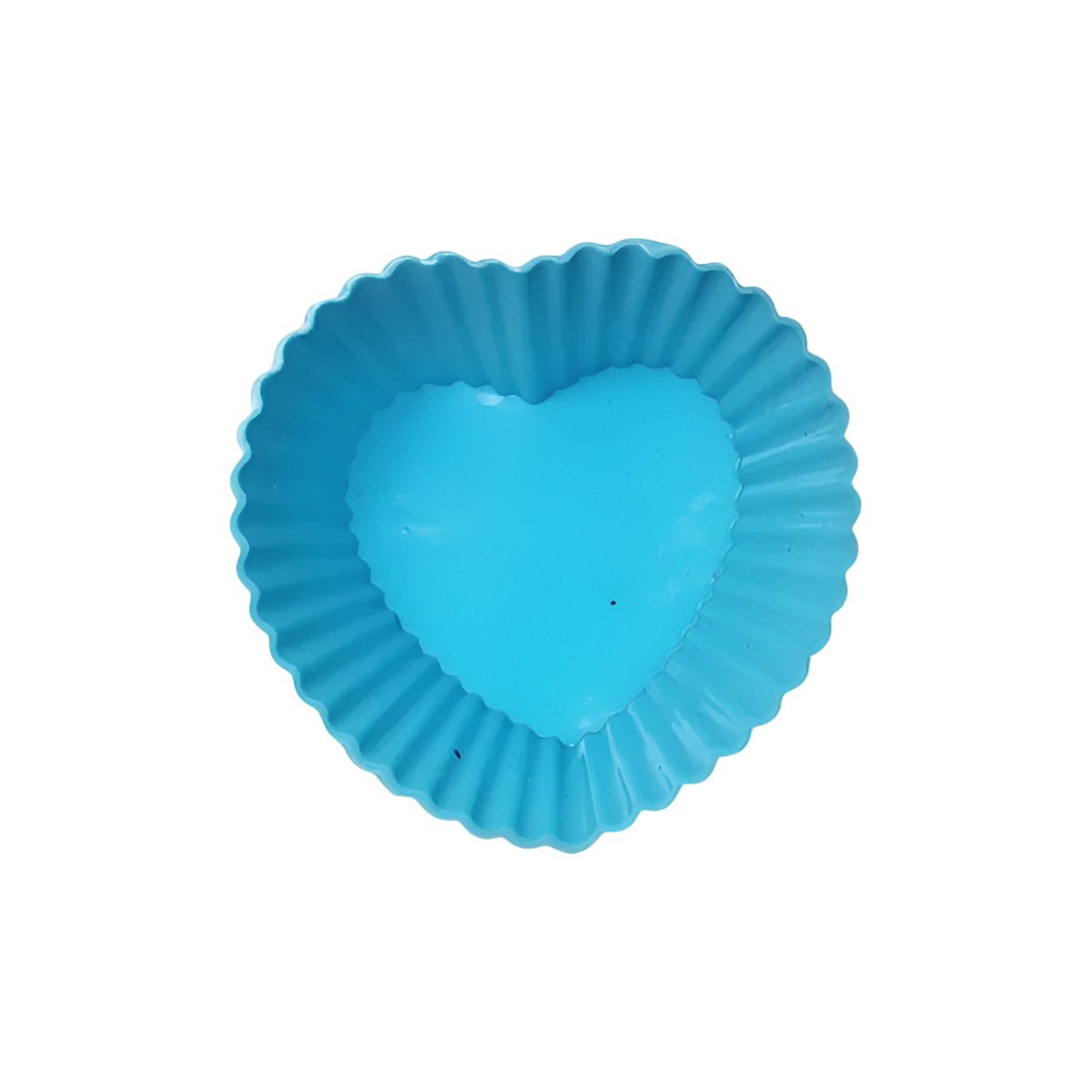 PACK4 FORMA SILICONA CORAZON 7X32CM CELESTE PARA PREPARAR POSTRES Y DULCES YPAPEL REGALO - 3