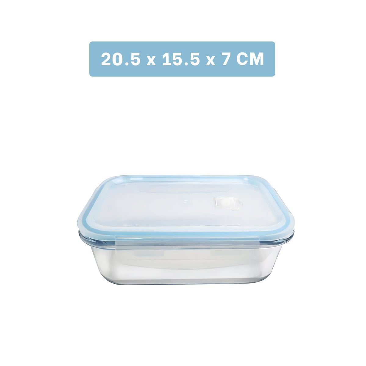 PACK12 TAPER VIDRIO LINEA CELESTE 1040ML CON TAPA TRANSPARENTE YPAPEL REGALO - 4