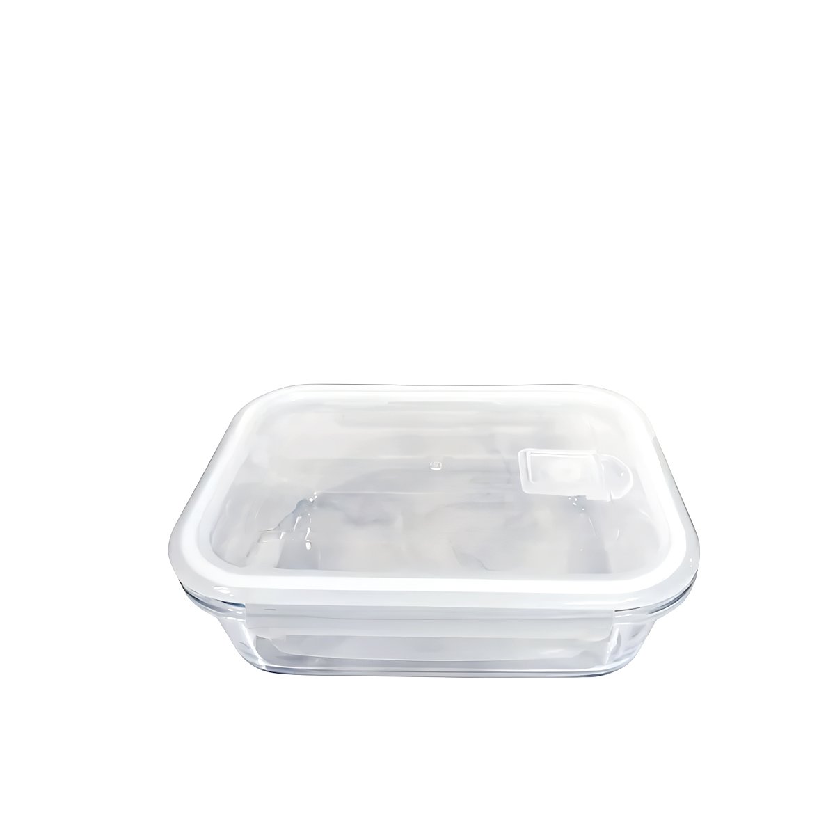 PACK4 CUBO DE VIDRIO CON TAPA 1040ML TRANSPARENTE FACIL DE ALMACENAR YPAPEL REGALO - 3