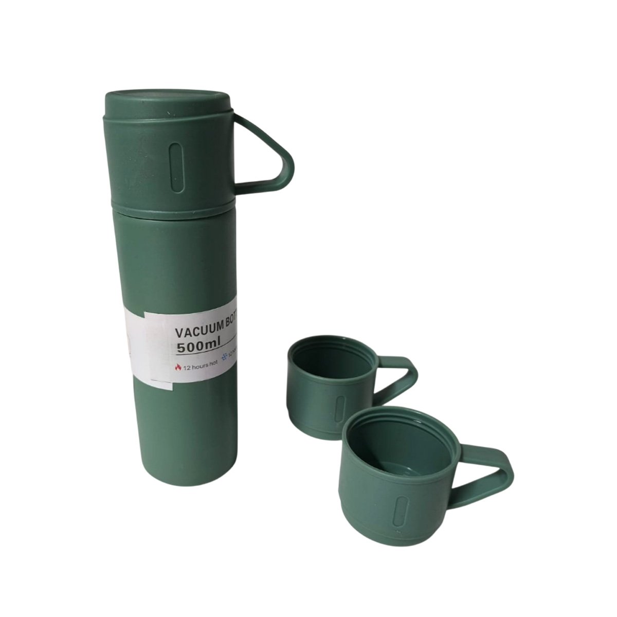 PACK6 CANTIMPLORA VERDE CON 2 TAZAS PARA HOGAR Y OFICINA YREGALO STICKER - 2