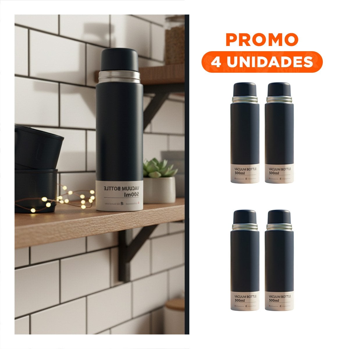 PACK4 TERMO RESISTENTE CON 2 TASAS AZUL MARINO PARA BEBIDAS CALIENTES EN HOGAR - 1
