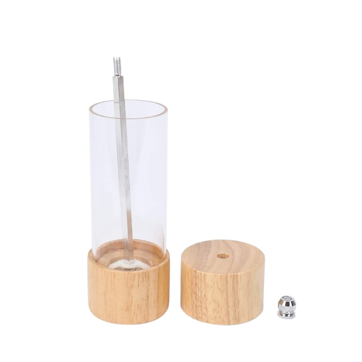 PACK4 PICADOR MANUAL DE MADERA TRANSPARENTE PARA COCINA MODERNA YPAPEL REGALO - 3