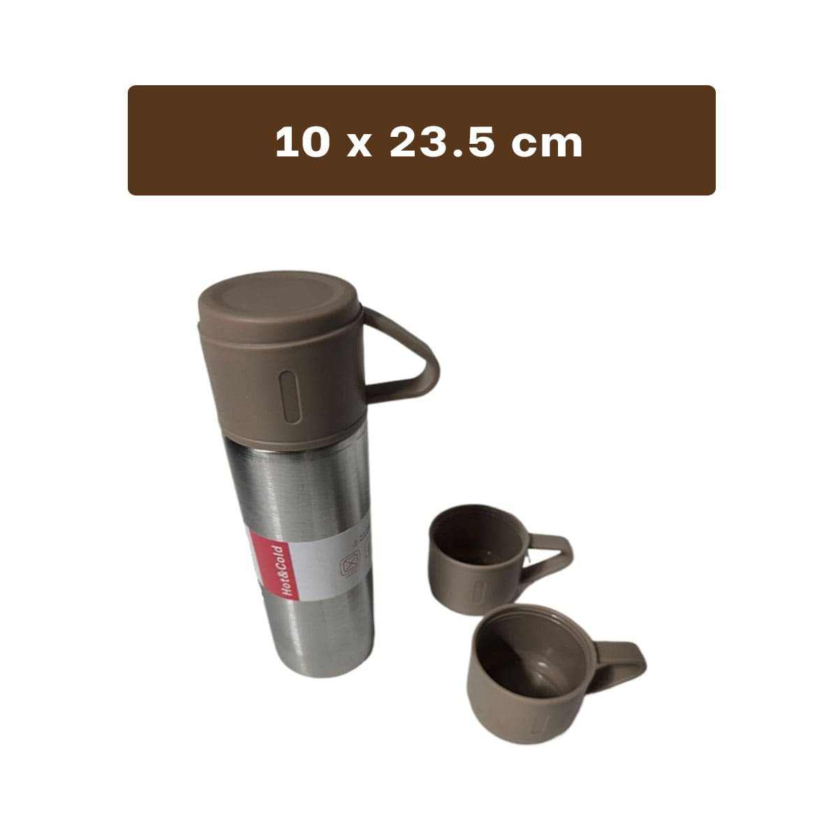 CANTIMPLORA INDIVIDUAL CON 2 TASAS MARRON COMPACTA YPOST IT - 4