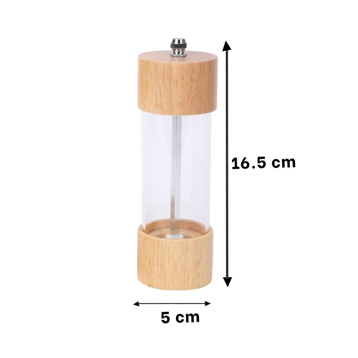 MOLEDOR MANUAL DE MADERA TRANSPARENTE PARA COCINA MODERNA EN HOGAR YPAPEL REGALO - 4