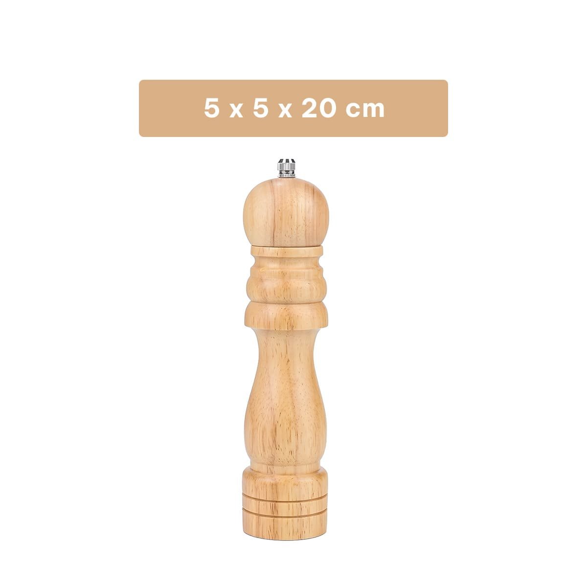 PACK4 MOLEDOR MADERA 5X20CM MANUAL COCINA HOGAR RESISTENTE YPAPEL REGALO - 4