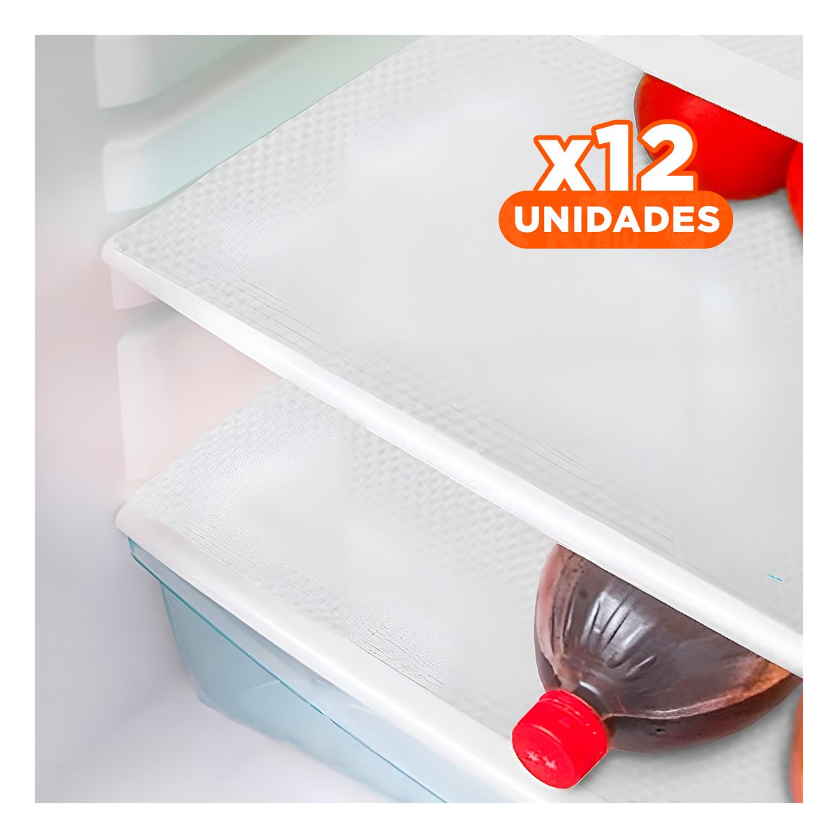 PACK12 TAPETITOS IMPERMEABLES PARA REFRIGERADOR Y COCINA Y COMIDA DIARIA YPAPEL REGALO - 1