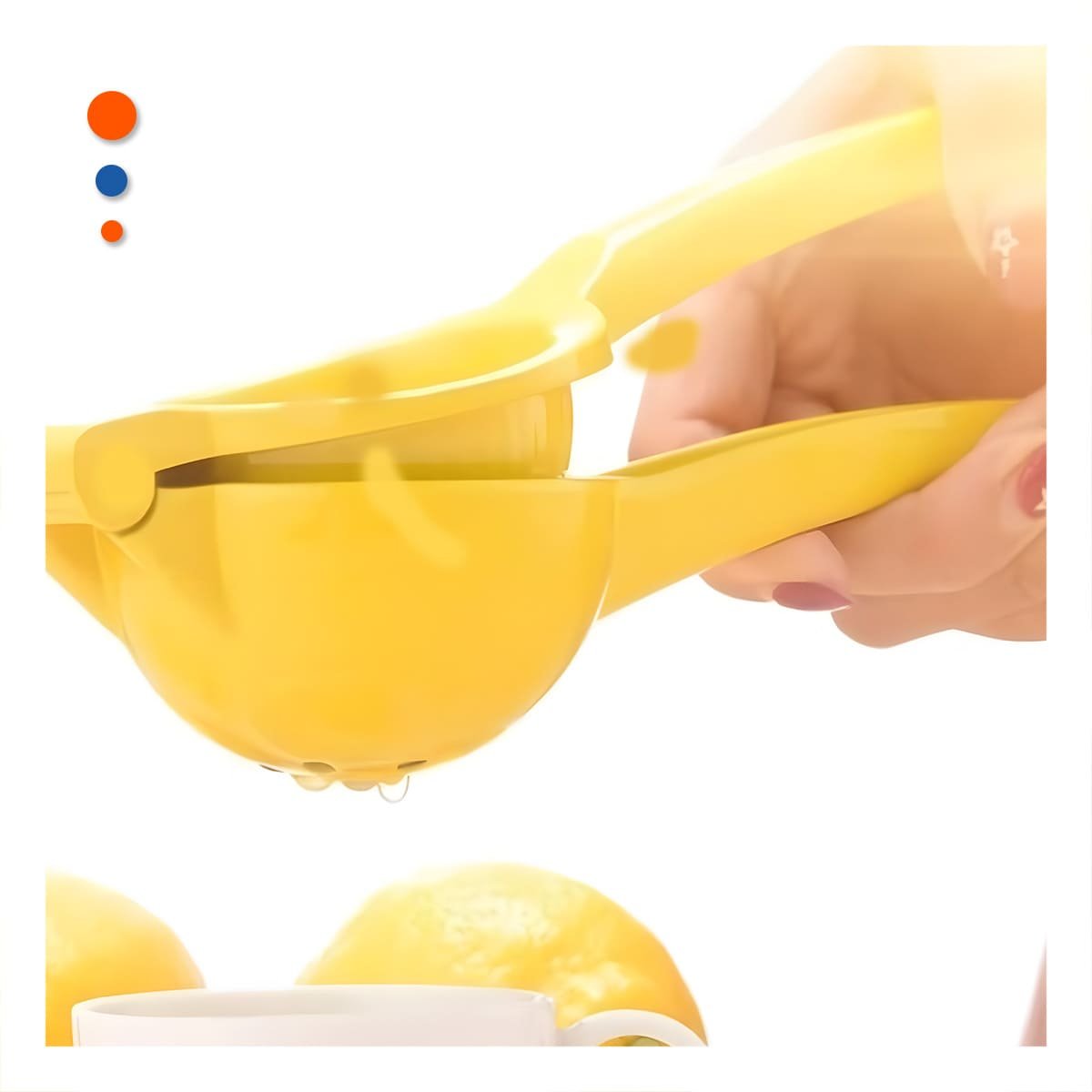 MOLINO DE LIMON PLASTICO AMARILLO PARA PREPARAR JUGOS FRESCOS EN CASA YPOST IT - 5