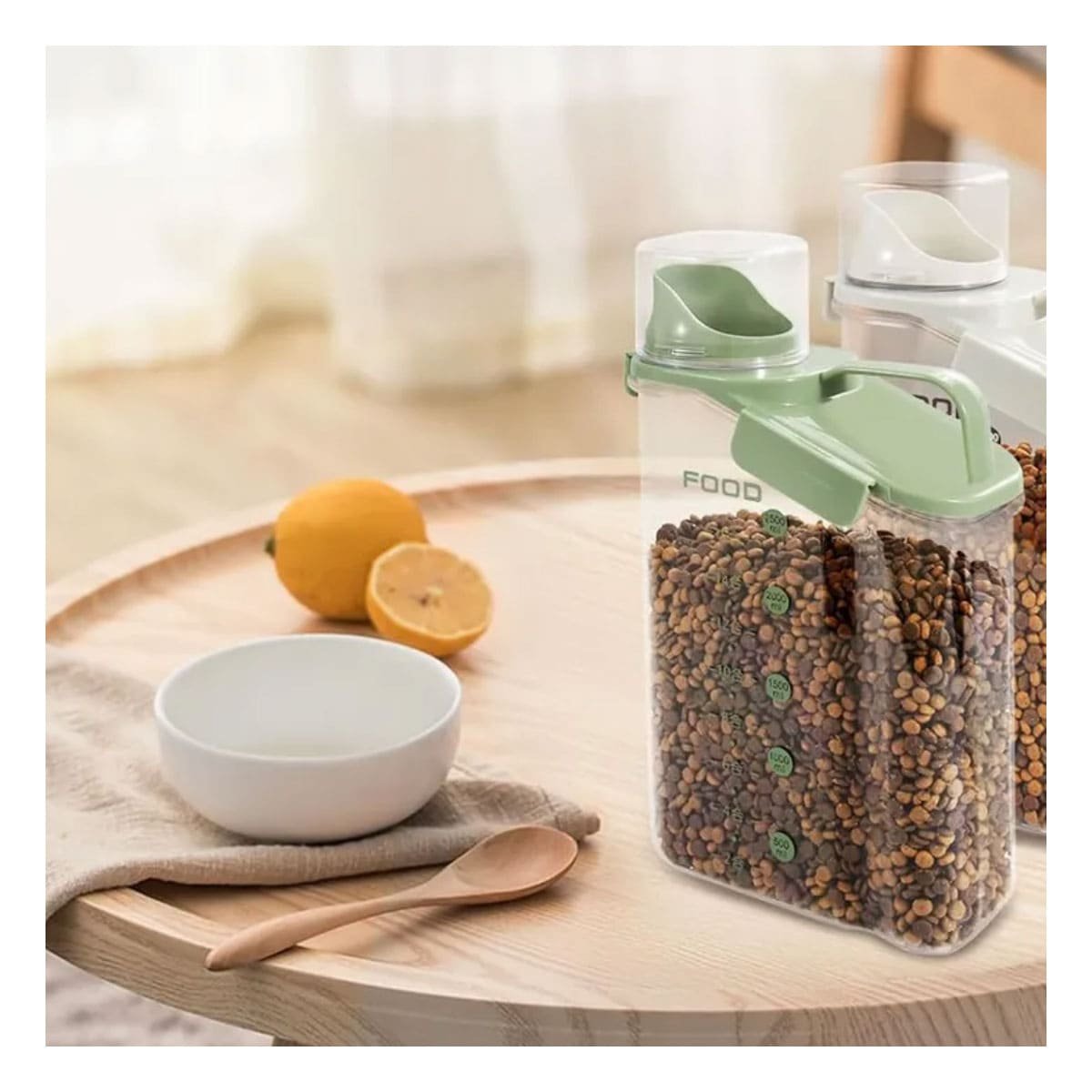 PACK4 RECIPIENTE CON BOQUILLA TAPA Y ASA 2.5L IDEAL PARA AGUA Y PREPARACION YREGALO STICKER - 3