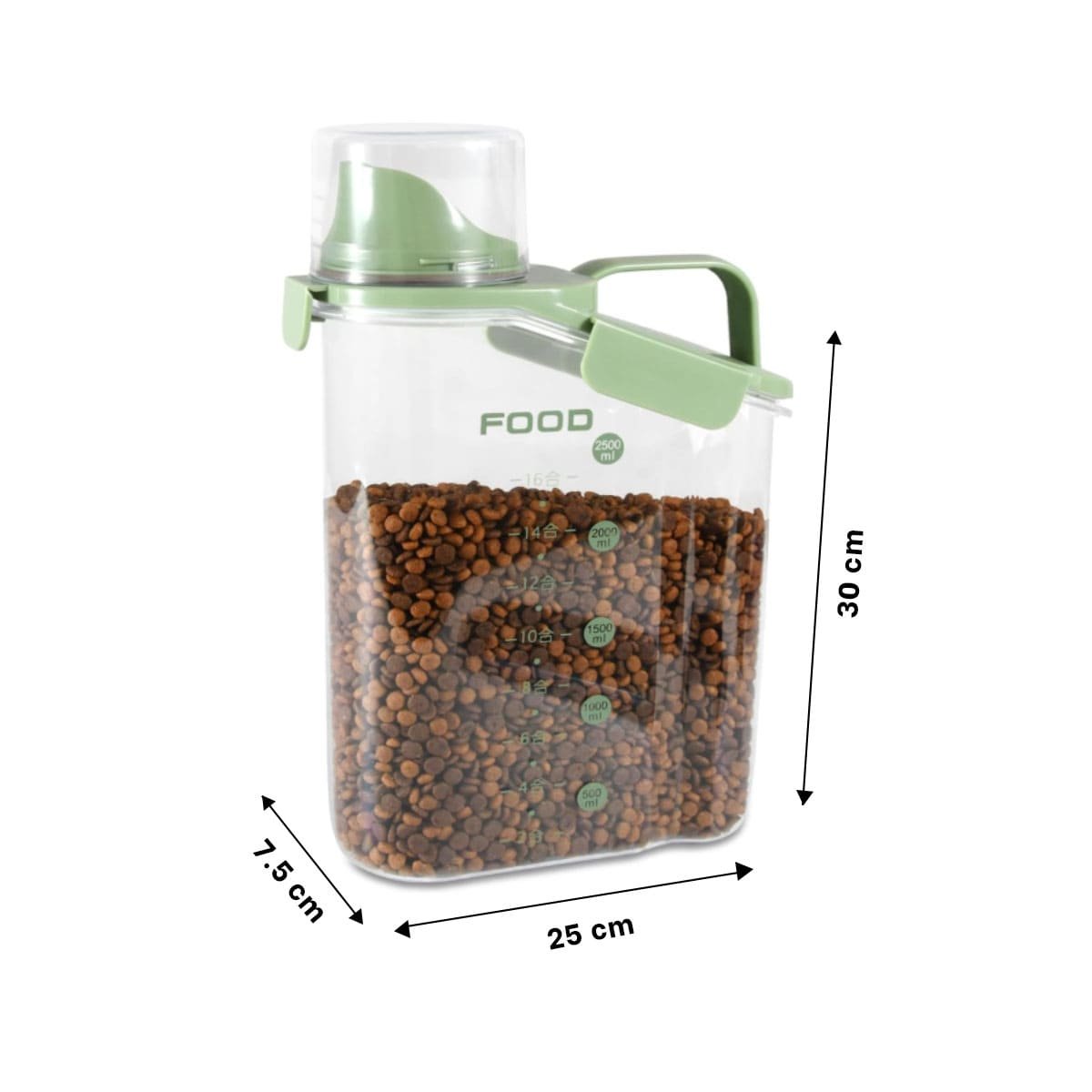 CONTENEDOR CON BOQUILLA TAPA Y ASA 2.5L COMODO PARA ALMACENAR LIQUIDOS YPAPEL REGALO - 4
