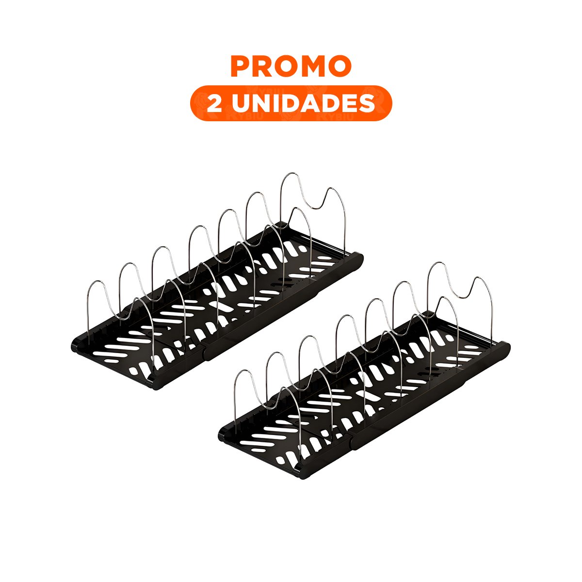 PACK2 RACK PROTECTOR PARA TAPAS OLLAS Y SARTENES Y PREPARACION EN COCINA YREGALO STICKER - 1