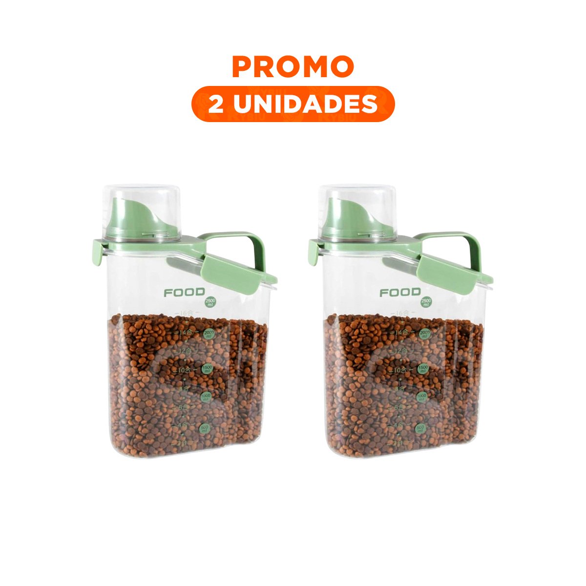 PACK2 JARRA CON BOQUILLA TAPA Y ASA 2.5L PERFECTA PARA COCINA Y PREPARACION YREGALO STICKER - 1