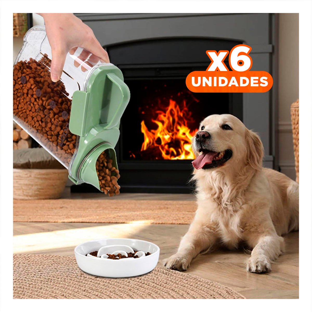 PACK6 RECIPIENTE CON BOQUILLA TAPA Y ASA 2.5L PERFECTO PARA COCINA Y PREPARACION YPAPEL REGALO - 1