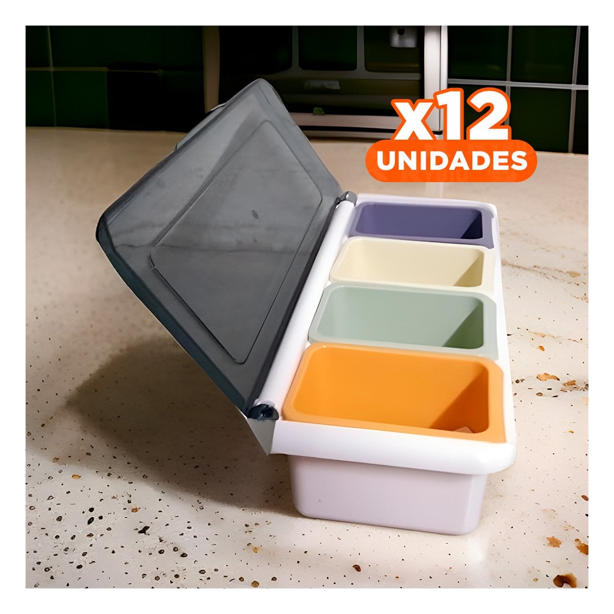 PACK12 PIEZAS 4 UNIDADES CON CUCHARITAS PARA MESA Y COCINA YPAPEL REGALO - 1