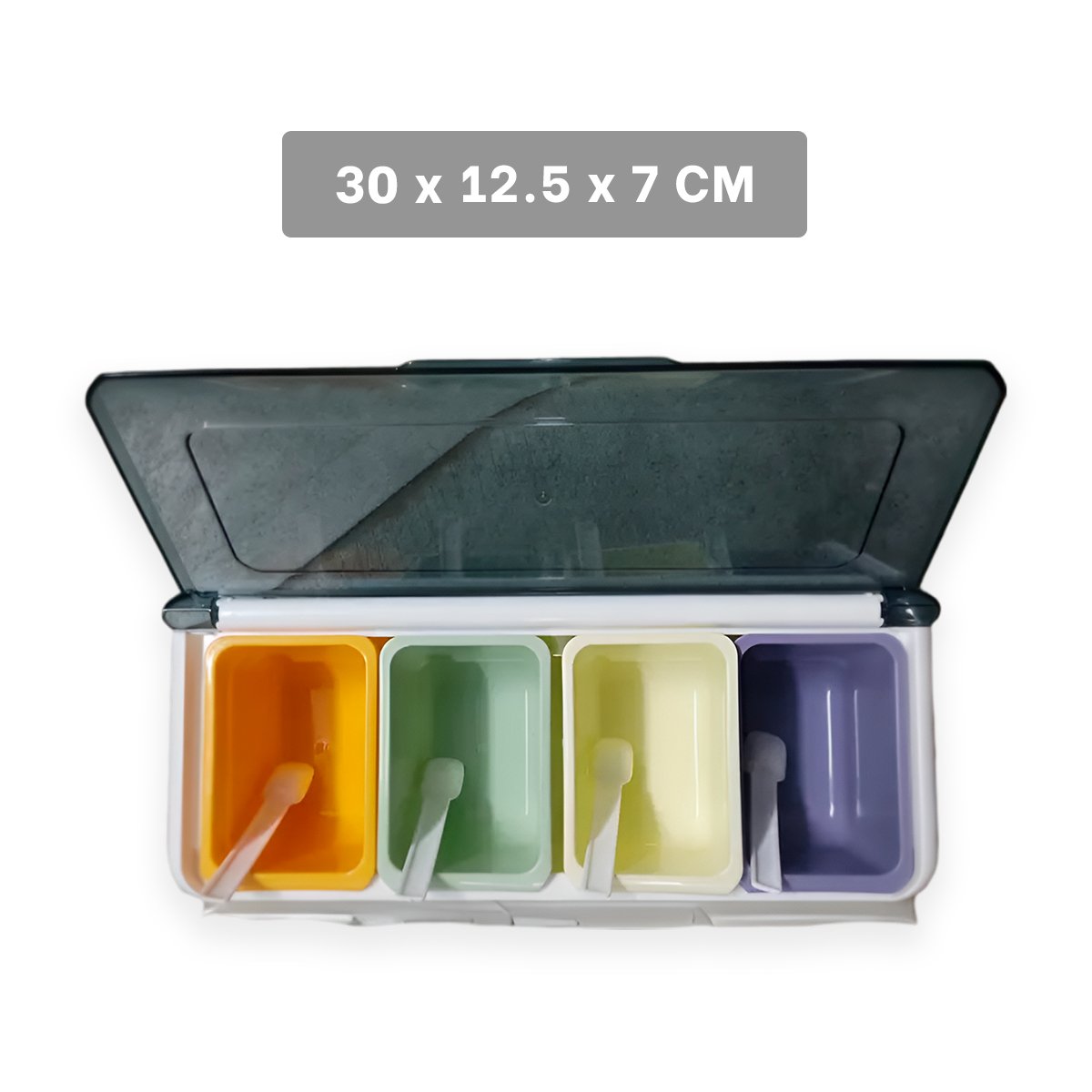 PACK2 TARROS DESMONTABLES 4 PIEZAS CON CUCHARITAS PARA MESA Y BUFFET - 4