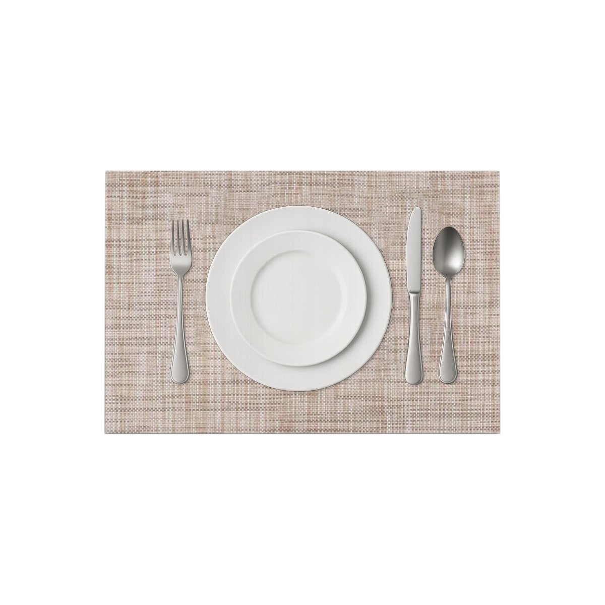 SET INDIVIDUALES DE MESA MOSTAZA JASPEADO 6 PIEZAS ANTIIMPACTO Y DURADERA YREGALO STICKER - 1