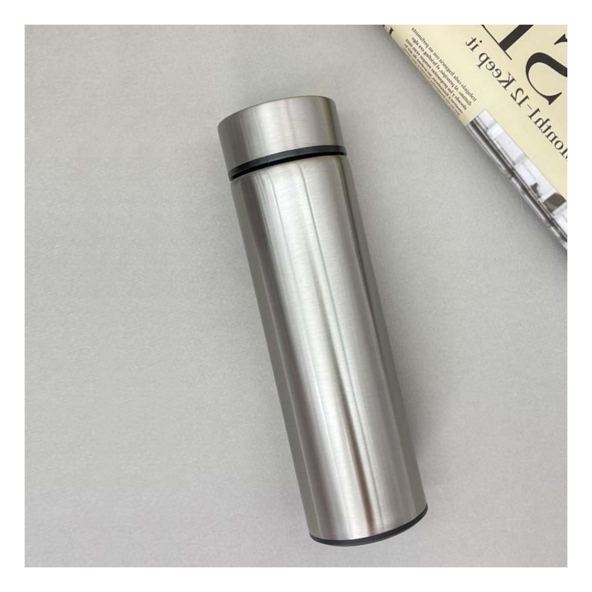 PACK6 VASO COMPACTO DIGITAL 500 ML PLATEADO FACIL DE GUARDAR - 3