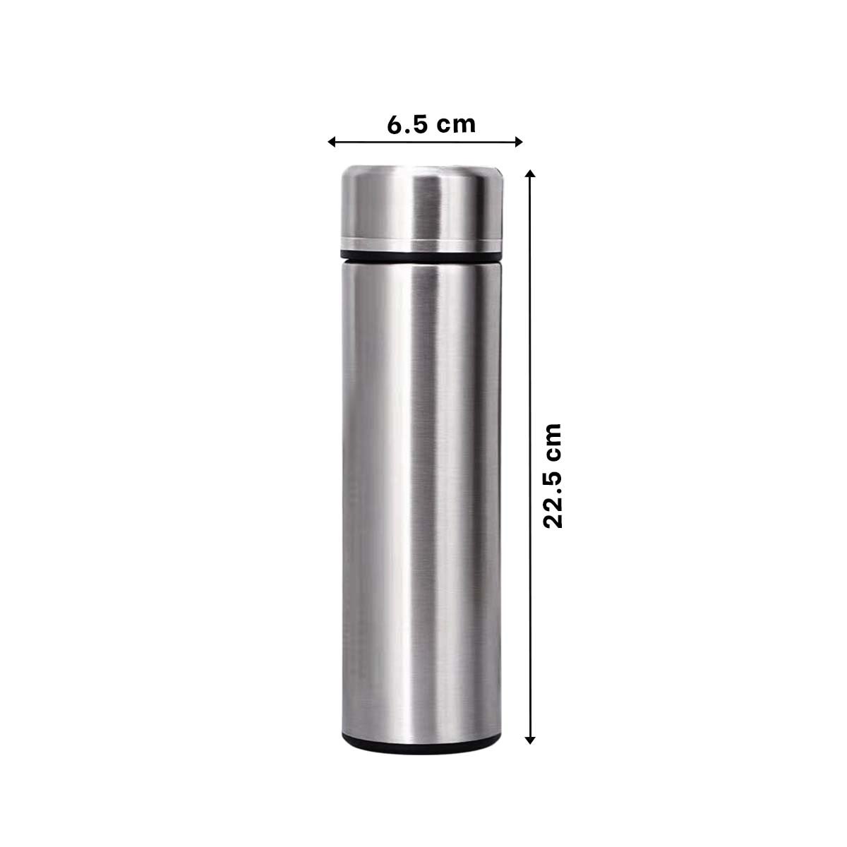PACK6 VASO COMPACTO DIGITAL 500 ML PLATEADO FACIL DE GUARDAR - 4